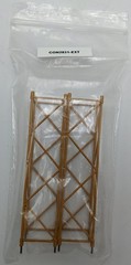 Conrad 2831-EXT 1:50 Liebherr Crane Boom Sections (2-Pack)