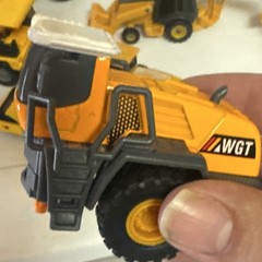 CAT WGT Construction Vehicles Lot Diecast Plastic Yellow CAT WGT Vehicle Make