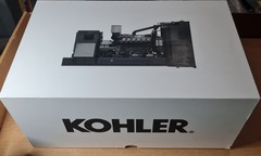 1:28 KOHLER SDMO Diesel Generator Set Construction Equipment Diecast Model