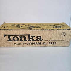 Vintage Tonka Truck Mighty Scraper Road Construction Truck Steel Pressed 1960s