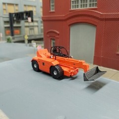 1/87 HO Scale Custom Built Manitou Telehandler With Bucket 3D Printed Model