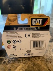 2 CAT Mini Machines Construction Road Rippers Dump Truck & Front Loader NEW