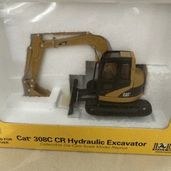 NORSCOT CAT 1:50 55129 308C CR Hydraulic Excavator Yellow box 4