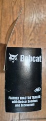 Bobcat 1:50 Scale Die-Cast Flatbed Tractor Trailer w/Loaders & Excavators READ