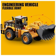 Kids Metal Construction Toys – Bulldozer, Upgraded Construction Vehicle with …
