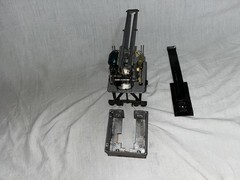 ODD RARE VINTAGE H.O. DIE CAST MOTORIZED CRANE / COAL LOADER FOR RESTORATION