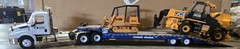 1:34FirstGear For United, Rentals, Forklift And 1:35 Tracked Bucket Loader.