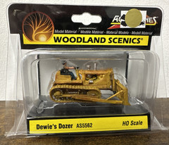 Woodland Scenics Auto Scenes HO Scale AS5562 Dewie’s Dozer Bulldozer 1:87 NIP!