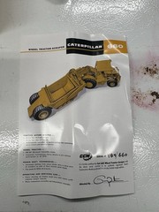 Cat 660 Scraper 1:48 Scale Die Cast Model