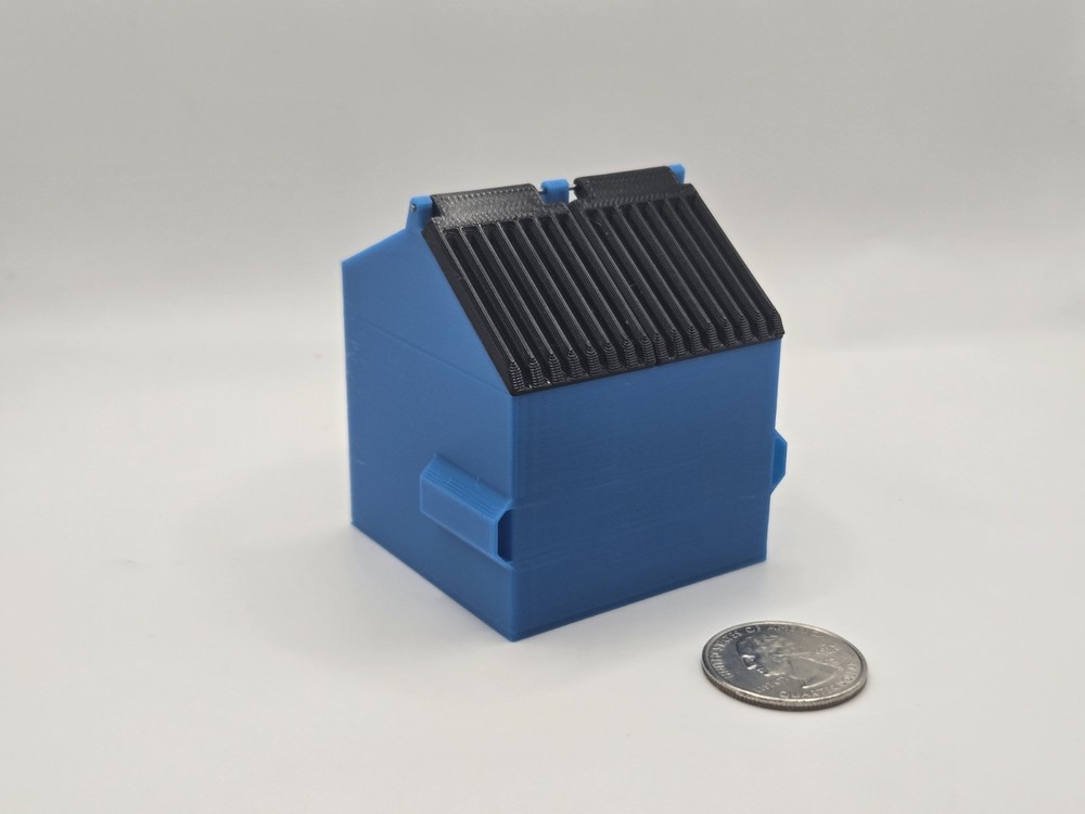 1/34 Scale 8 Yard Dumpster in Blue