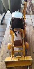 Vintag Case Metal Construction King Toy 580E ERTL Backhoe/Front Loader