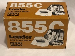 Vintage NZG Case 855C Track Loader / Crawler bucket 1/35