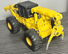 Matchbox CAT Grappler Logger 1:64 Diecast Construction Vehicle Yellow/Black 1999