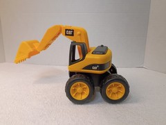 CAT Plastic Toy Excavator Construction Vehicle Yellow Black Gray