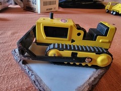 Vintage Tonka Mini Bulldozer – Small Pressed Steel Yellow & Red 🚧🚜GB62