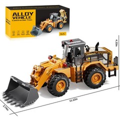 Kids Metal Construction Toys – Bulldozer, Upgraded Construction Vehicle with …