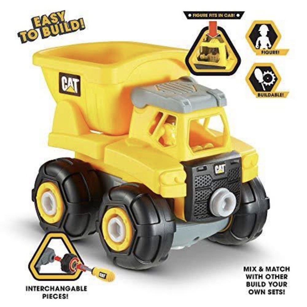 CAT Construction Toys Buildable DUMP TRUCK Junior Crew NEW SEALED Item No. 80901