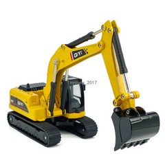 Excavator Toy Construction Equipment Model Diecast Boys Toys Kids Gifts Yellow