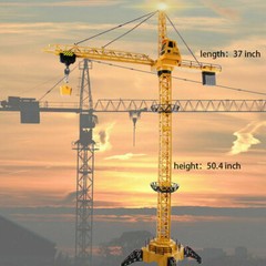 RC Tower Crane Toy Construction Vehicle Toy Set 1:32 Engineering Toy For Boys