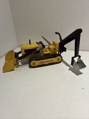 Vintage 1960s Tonka Trencher Backhoe Loader Pressed Steel