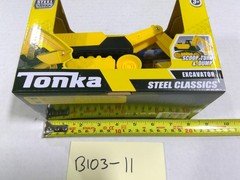 Tonka Steel Classics Excavator Vehicle Toy Pressed Steel Yellow New Kids 3+
