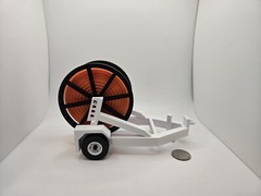1/24 Scale Cable Reel Trailer