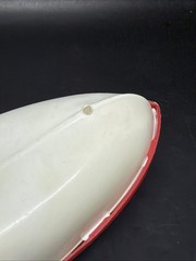 1960 ‘s Andy Gard Plastic 8″ Red And White Motorboat No Outboard Motor Tonka