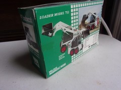 Vintage Bobcat 753 Skid Steer Loader, Melroe, Die Cast Metal, 1/25 Scale, NIB