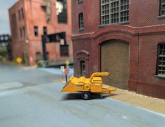 1/87 HO Scale Custom Built Vermeer Brush Chipper. 3D Printed Resin Model