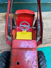 Vintage Nylint Toys Pressed Steel HOUGH Payloader Front End Loader Toy 1950’s