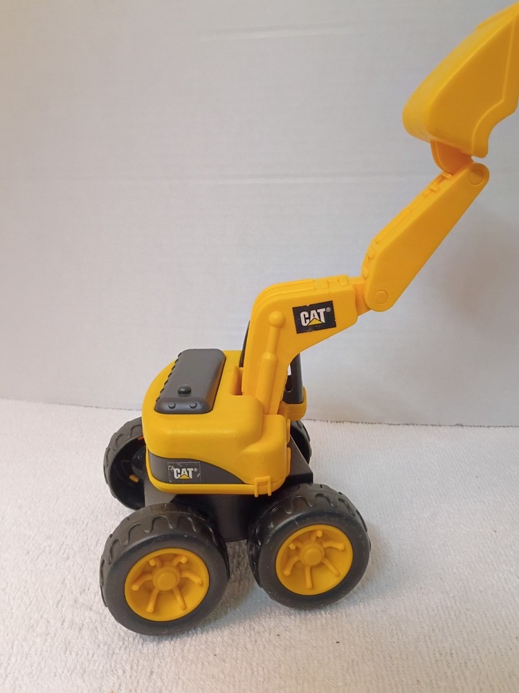 CAT Plastic Toy Excavator Construction Vehicle Yellow Black Gray