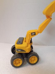 CAT Plastic Toy Excavator Construction Vehicle Yellow Black Gray