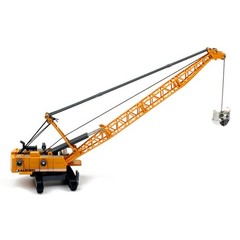 1:87 Scale Excavator Crane Diecast Toy – Metal Construction Vehicle Model