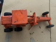 Vintage Marx Power Grader Orange Pressed Steel