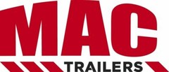 1/64 DCP RED MAC TRI AXLE END DUMP TRAILER W/ RED TARP