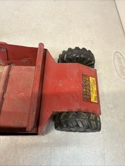 Vintage 1950s Structo Toys Scraper #330 Diecast Pressed Steel Construction Red