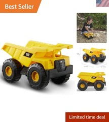 CAT Construction Toys, Construction Fleet 10″ Dump Truck Toy – Heavy‑Duty Pla…