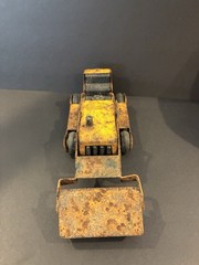 Vintage 1960s Tonka Pressed Steel Yellow Front Loader 5.5″