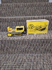 Vintage Tonka No. 300 Bulldozer with Original Box Yellow Blade