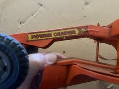 Vintage Marx Power Grader Orange Pressed Steel