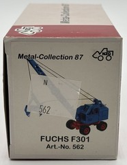 NZG 562 1:87 Scale Metal-Collection 87 Fuchs F301 Wheeled Clam Shell Excavator