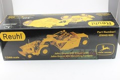 New 1:24 Scale John Deere 840 Diesel with 400 Scraper – Reuhl Model JD840/400
