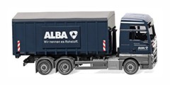 Wiking 1/87 Container Transport Truck (Meiller/MAN TGX Euro 6) «Alba» #067204 📌