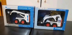 Melroe Bobcat Model 773 & Model 743B Scale 1/25 Diecast Loaders *MIP*