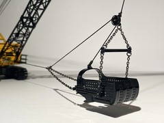 2003 NZG #500 Weserhutte W 180 Dragline Crawler Excavator 1/50 scale die-cast