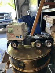 Vintage Pressed Metal Ertl Campbells Soup Cabover Semi Truck Cab Only