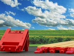 1/64 DCP RED RODGERS LOWBOY TRAILER