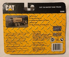 2005 Norscot CAT 730 Water Tank Truck 1/87 Scale Die-Cast Model 55406 New