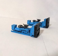 Custom Built 1/87 HO Scale Industrial Diesel Generator. 3D Printed Resin Models