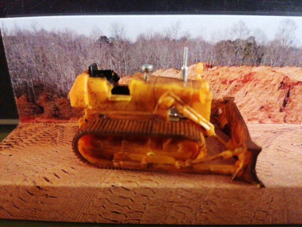 Garage 87 87907 Loader Dozer Fiat-Allis AD-9 Dirty Scale H0 1/87
